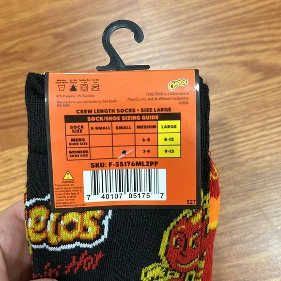 Cheetos socks - Picture 3 of 3